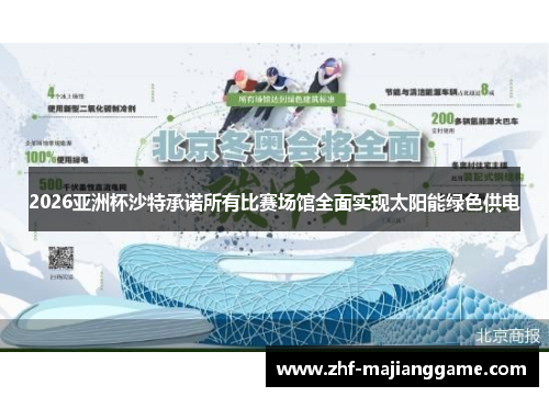 2026亚洲杯沙特承诺所有比赛场馆全面实现太阳能绿色供电